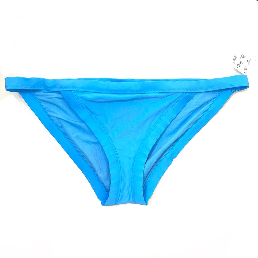 aerie Banded Waist Bikini Bottoms NWT Blue